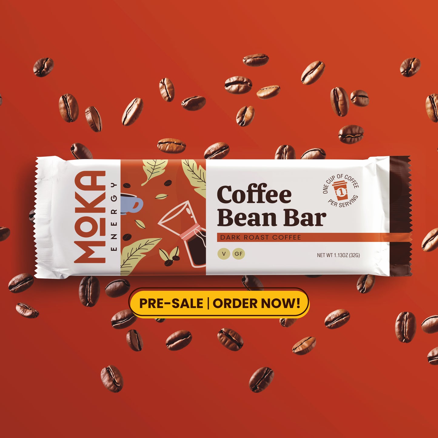 PRESALE! - Moka Coffee Bean Bar - Dark Roast