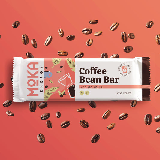 Moka Coffee Bean Bar - Vanilla Latte 12 Pack